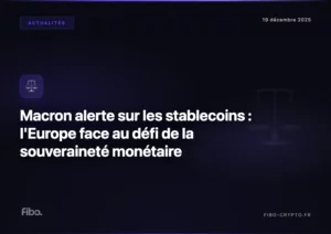 Macron stablecoins souveraineté Europe