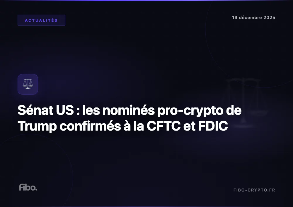 Sénat US CFTC FDIC nominations Trump