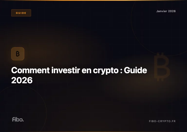 Investir en crypto guide 2026 - Fibo Crypto