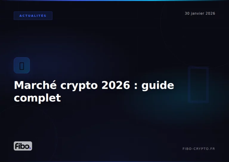 Marché crypto 2026 : scénarios, prédictions et facteurs clés pour l&rsquo;année à venir
