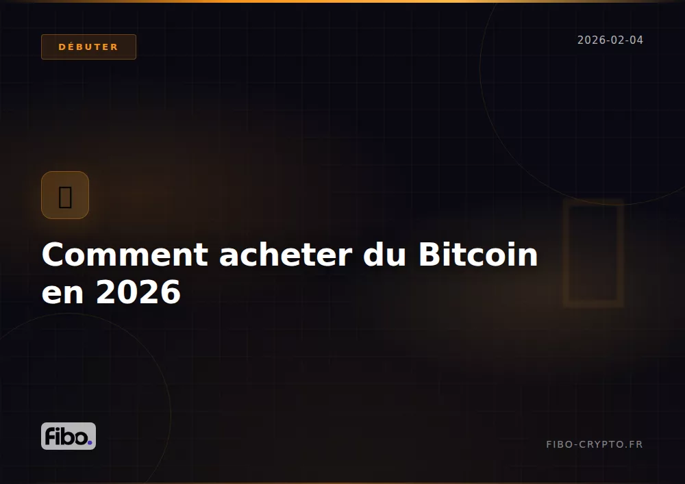 Comment acheter du Bitcoin quand on débute : guide complet 2026
