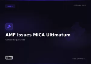 France's AMF Issues MiCA Ultimatum: Crypto Firms Must Comply by July 2026