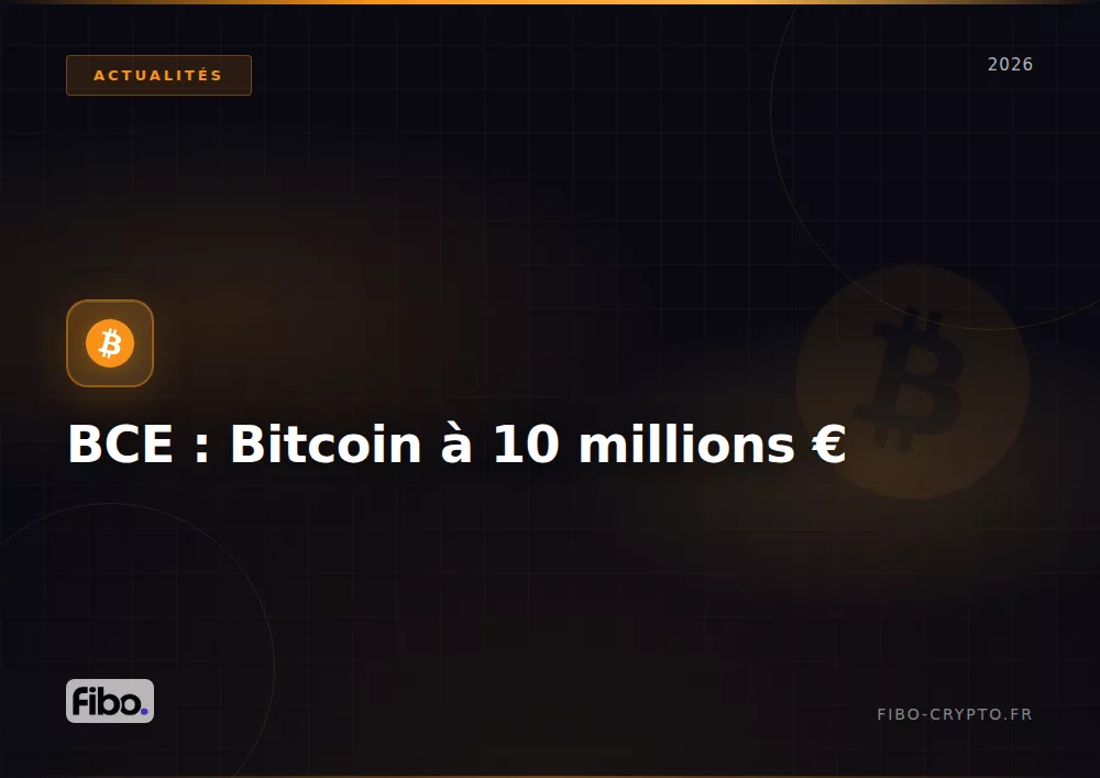 La BCE voit le Bitcoin à 10 millions d&rsquo;euros : analyse complète du rapport