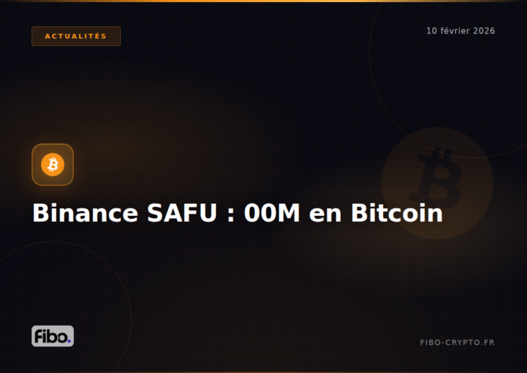 Binance SAFU : 300 millions de dollars convertis en Bitcoin pour renforcer le fonds d’assurance