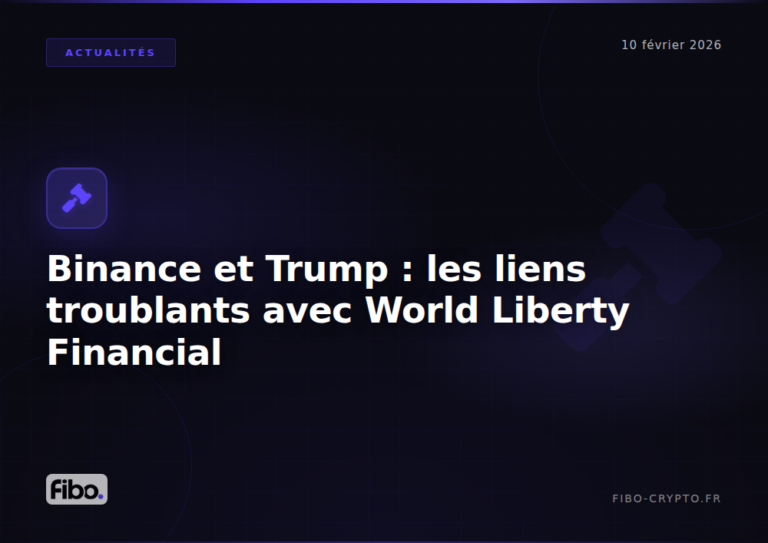 Binance et Trump : les liens troublants entre le géant crypto et World Liberty Financial
