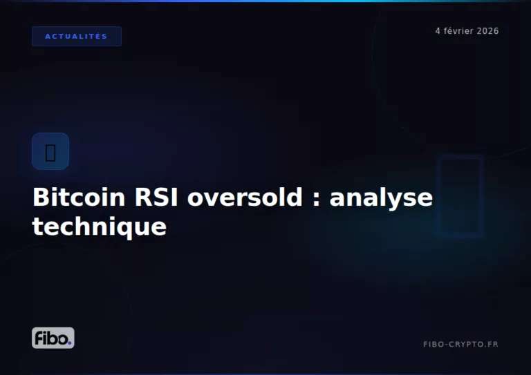 Bitcoin rsi oversold analyse