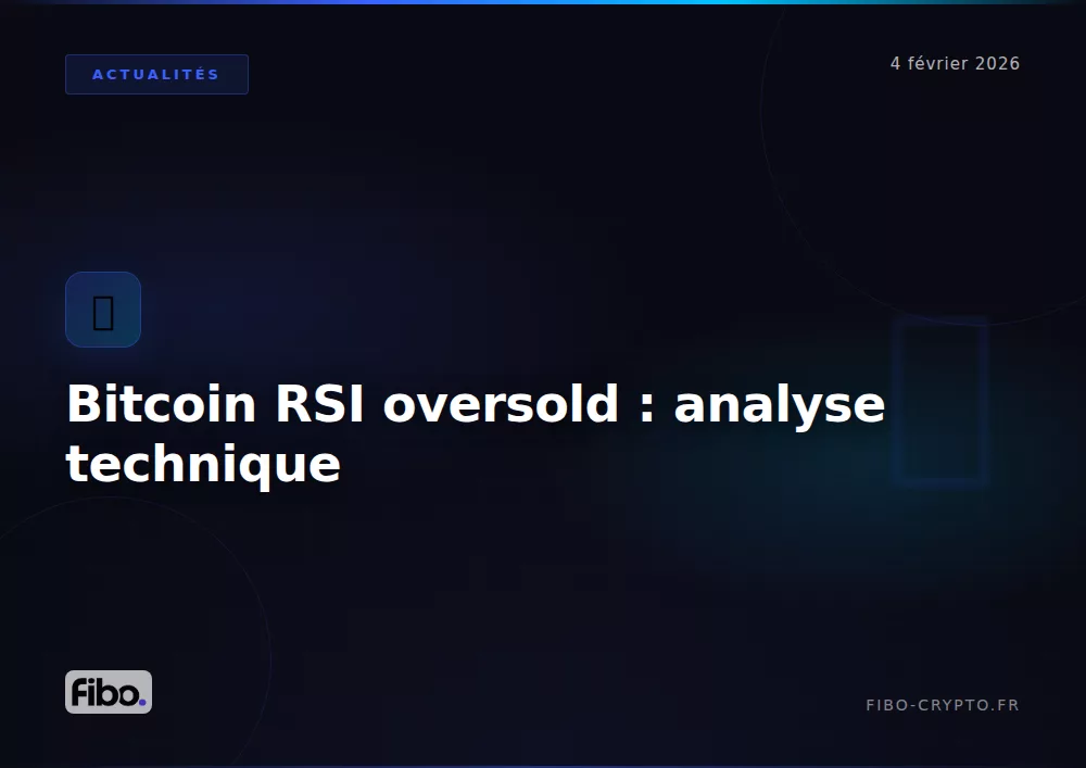 Bitcoin rsi oversold analyse