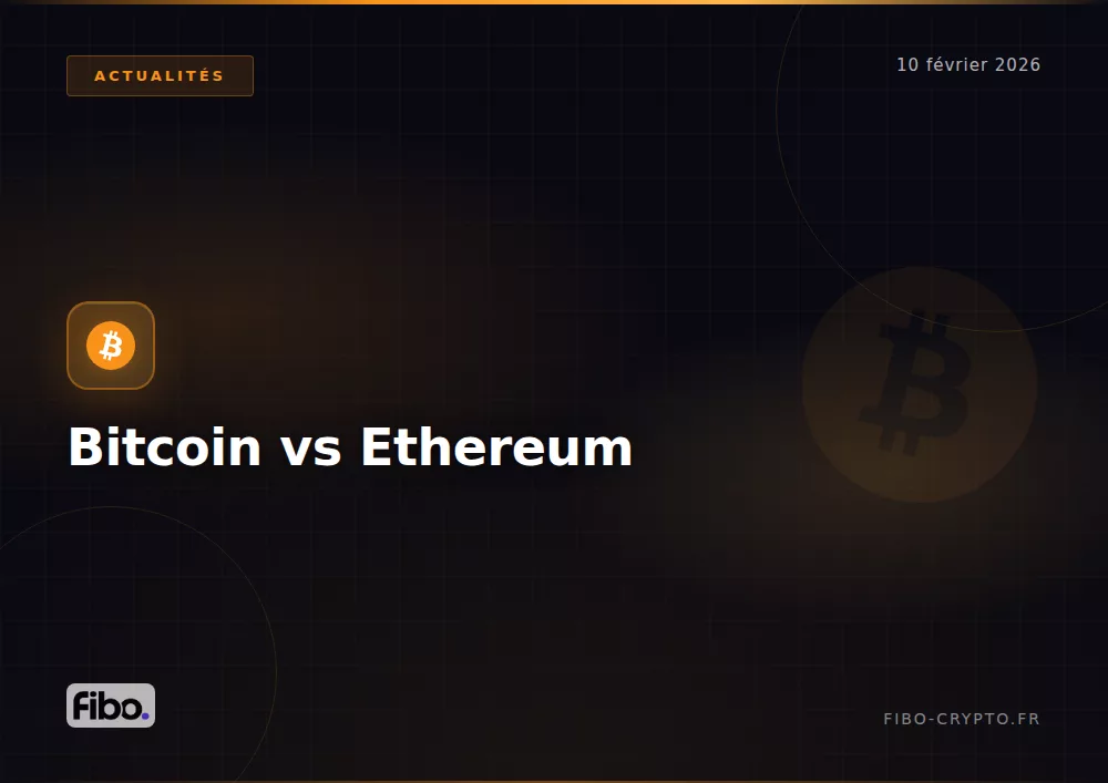 Bitcoin vs Ethereum : Différences et Guide Complet 2026
