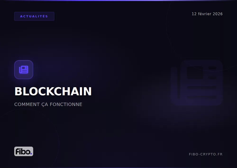 Comment fonctionne la blockchain : Guide complet 2026