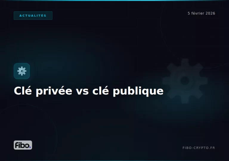 Cle privee publique cryptographie