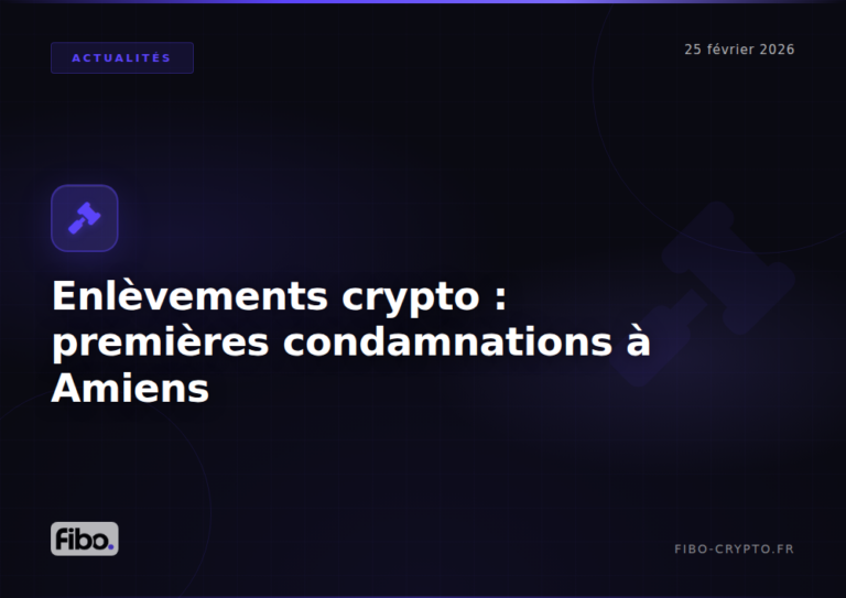 Enlèvements crypto : premières condamnations à Amiens, la justice se durcit