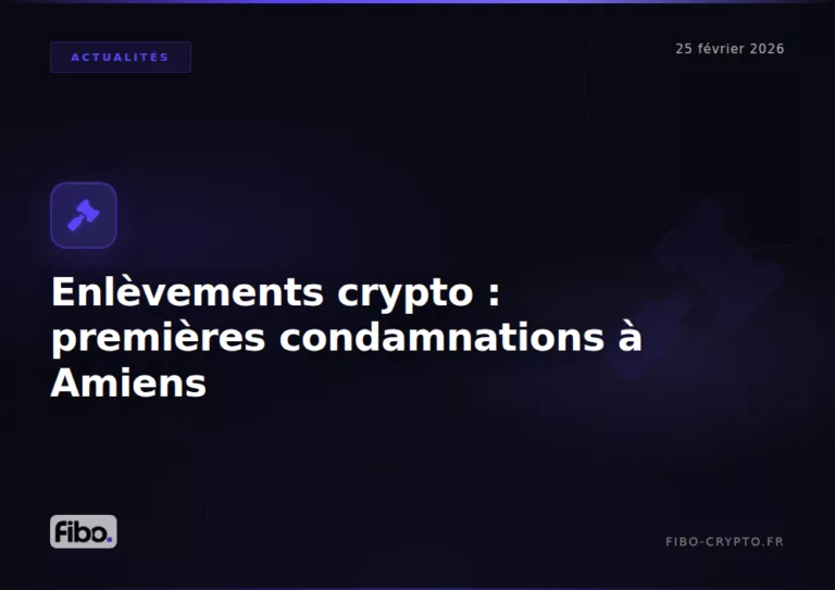 Condamnations enlevement crypto
