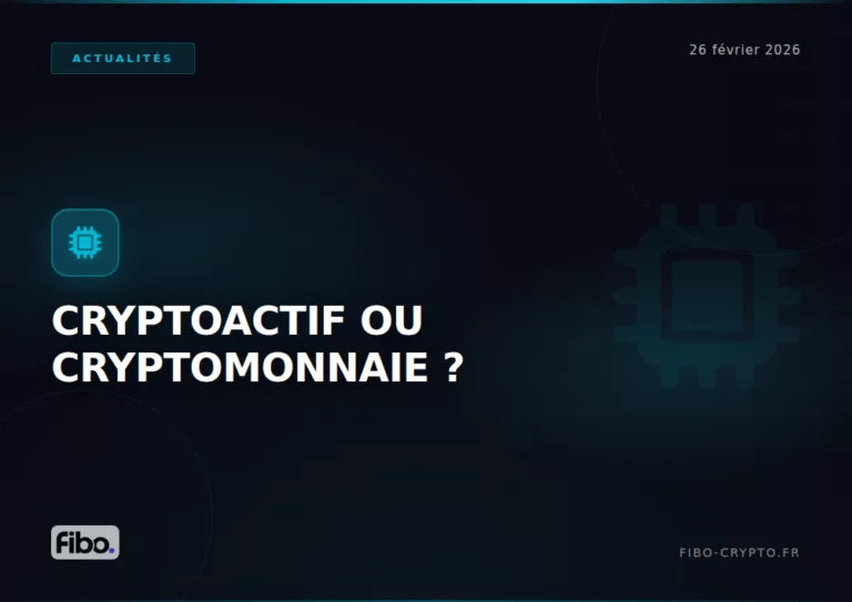 Cryptoactif cryptomonnaie difference