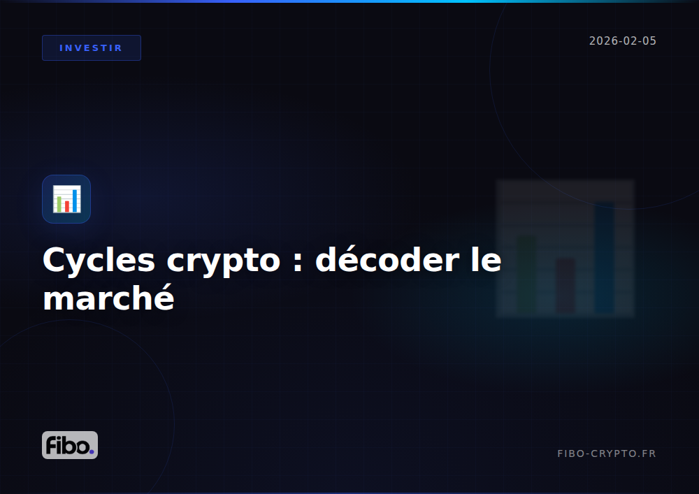 Cycles crypto : comprendre les phases du marché pour mieux investir