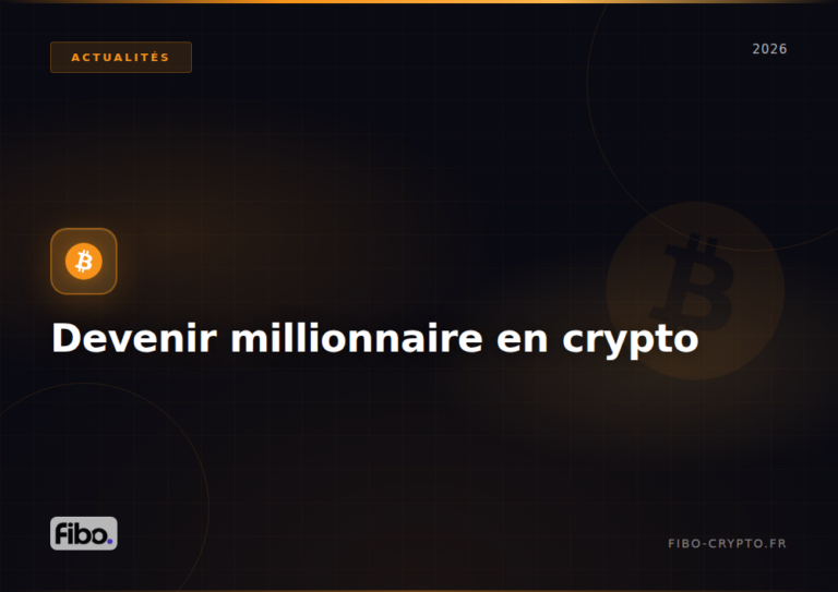 Devenir millionnaire crypto