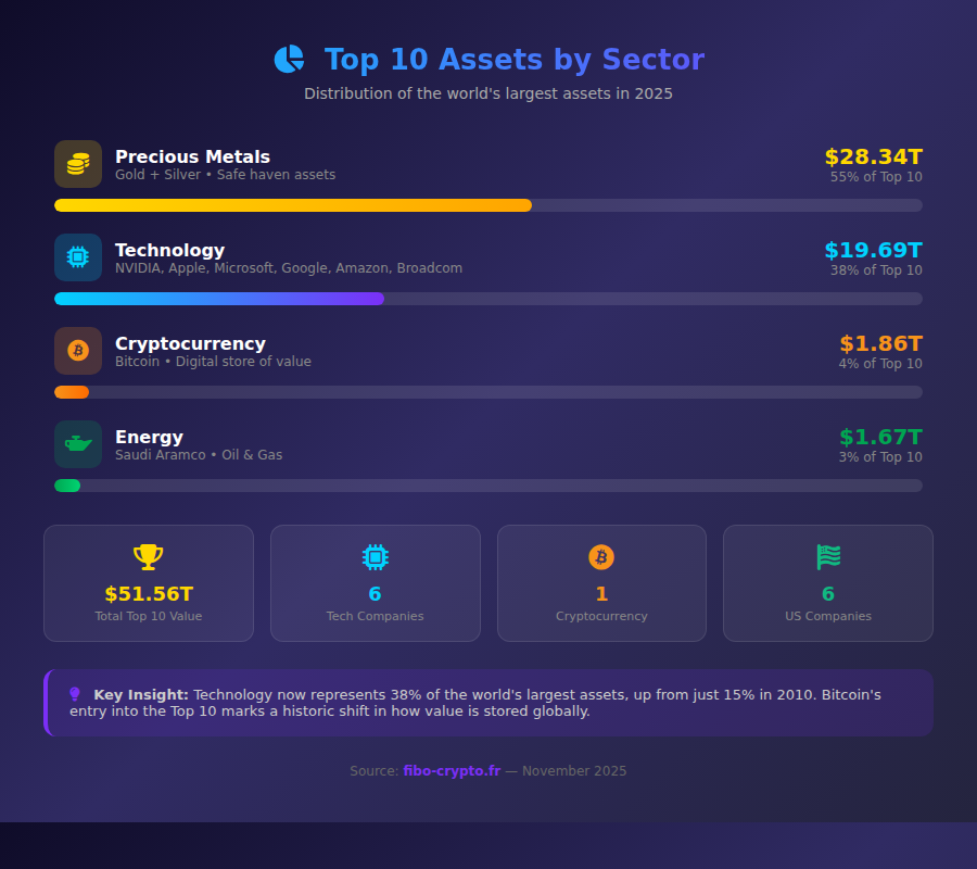Top 10 Assets Sector Breakdown 2025