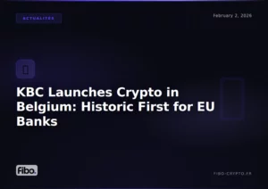 KBC Launches Crypto in Belgium: A Historic First for European Banks