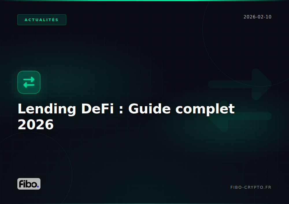 Lending et Borrowing DeFi : Guide complet du prêt et emprunt crypto 2026