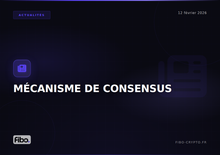 Mecanisme consensus blockchain
