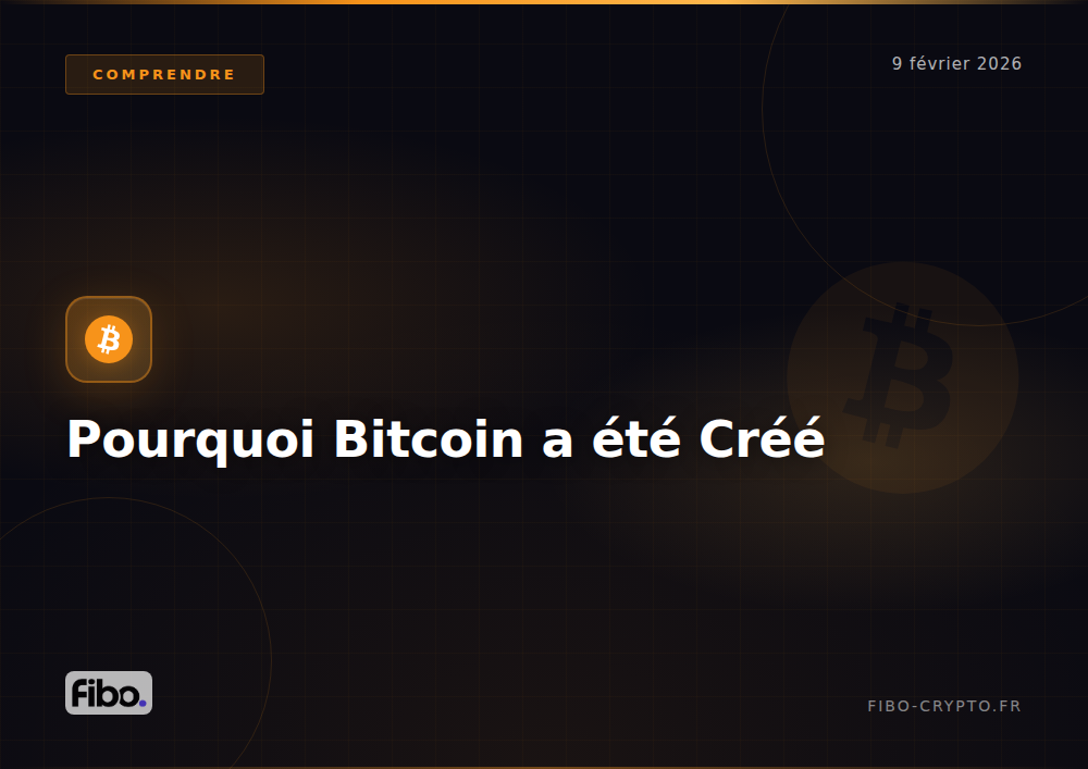 Pourquoi le Bitcoin a-t-il été créé ? La réponse à la crise de 2008
