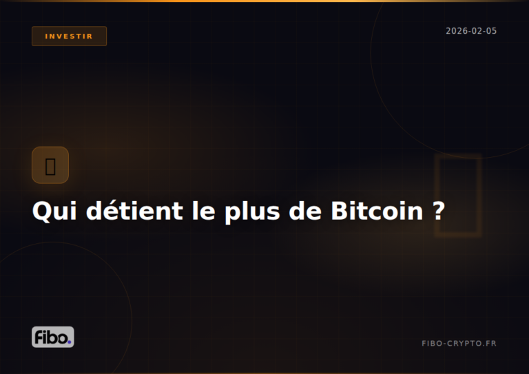 Qui détient le plus de Bitcoin ?
