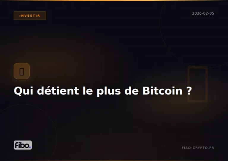 Qui detient bitcoin