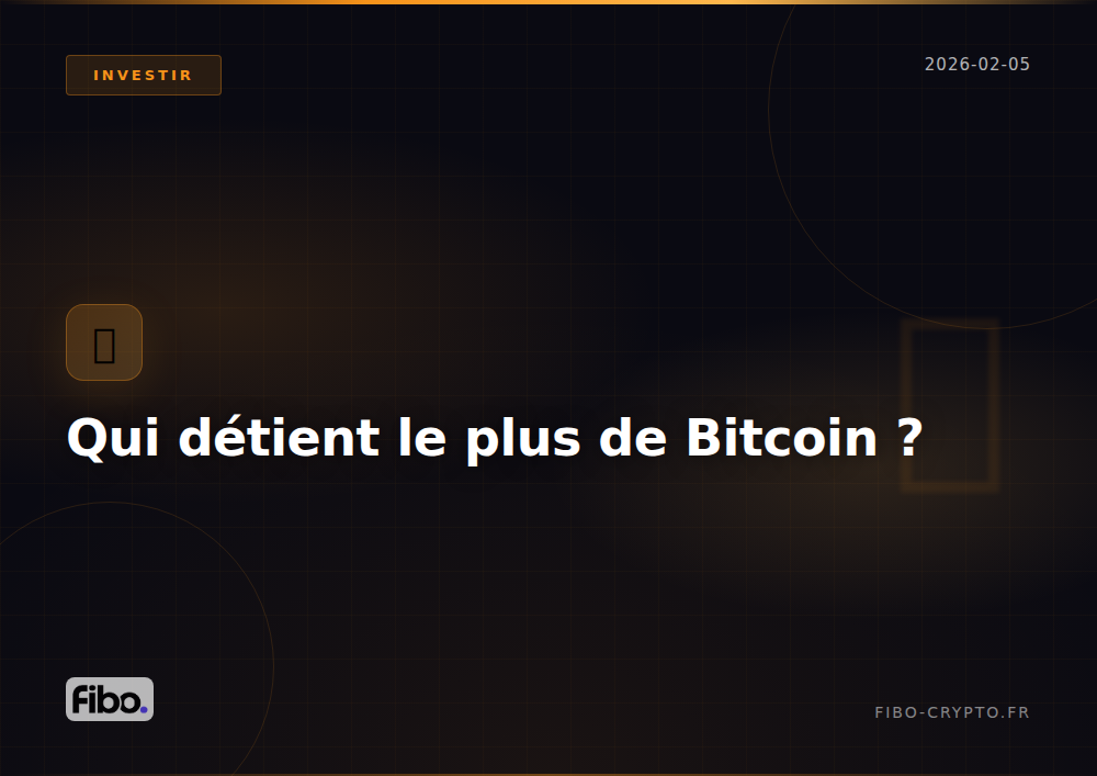 Qui détient le plus de Bitcoin ?