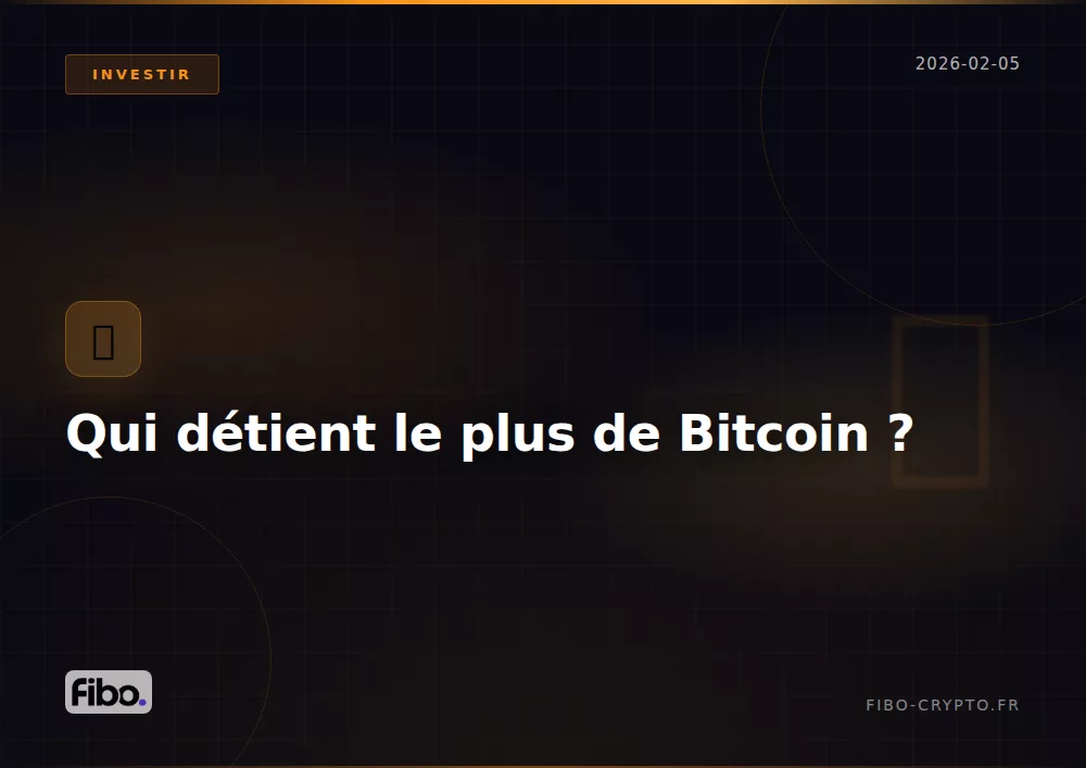 Qui detient bitcoin