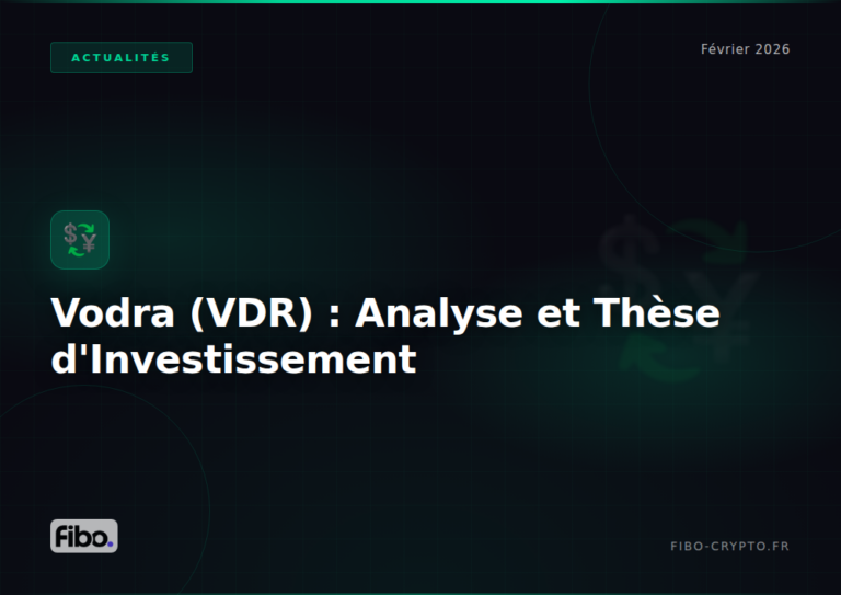 Vodra (VDR) : Analyse complète et thèse d&rsquo;investissement 2026