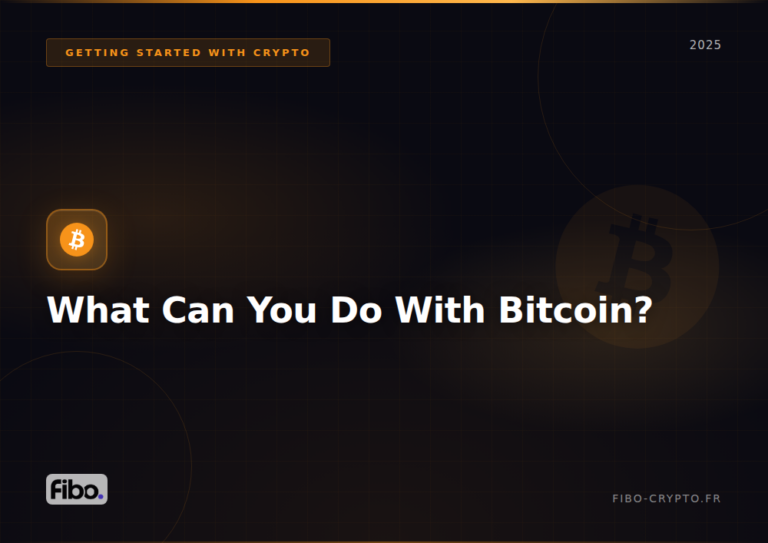 What Can You Do With Bitcoin? Complete guide to Bitcoin use cases in 2025
