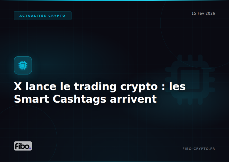X lance le trading crypto : les Smart Cashtags arrivent sur votre fil d&rsquo;actualité