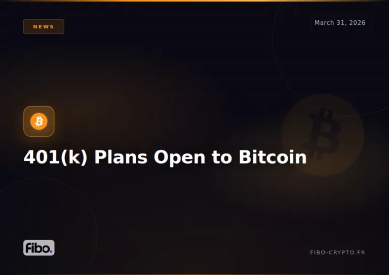 US 401(k) Plans Open to Bitcoin: $10 Trillion at Stake