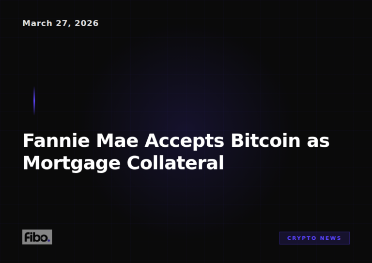 Fannie Mae Accepts Bitcoin as Mortgage Collateral: How to Buy a Home With Crypto
