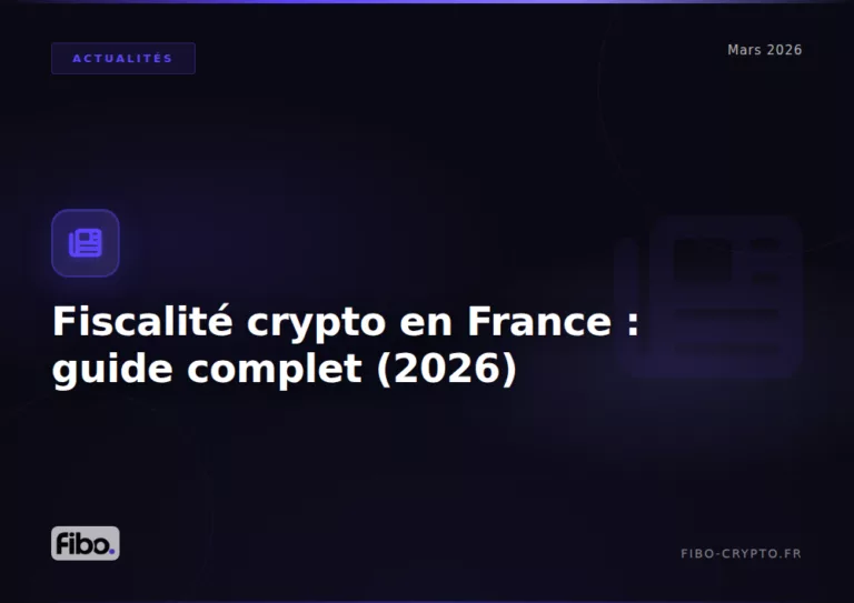 Fiscalité crypto en France 2026 : le guide complet (déclaration, flat tax 31,4 %, DAC8, optimisation)