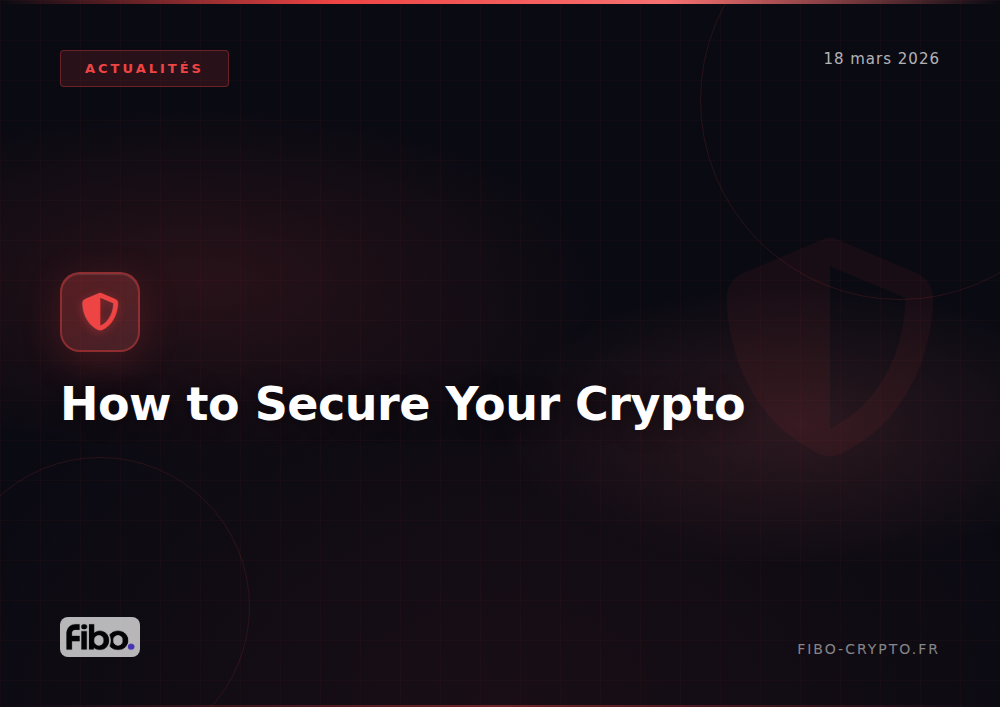 How to secure your crypto — The no-jargon guide (2026)