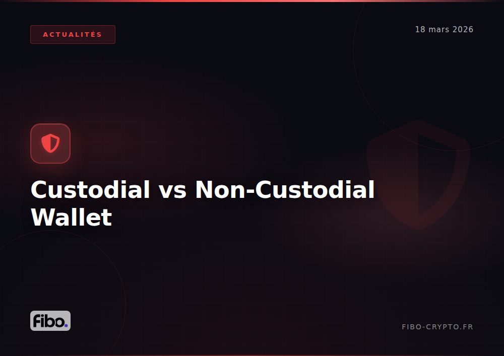 Custodial vs non-custodial wallet: the definitive guide (2026)
