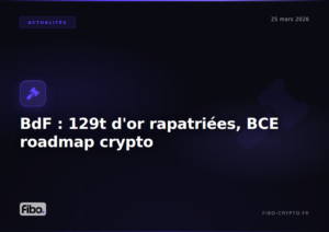 France/Europe : la Banque de France rapatrie 129 tonnes d'or, la BCE trace sa roadmap digital assets