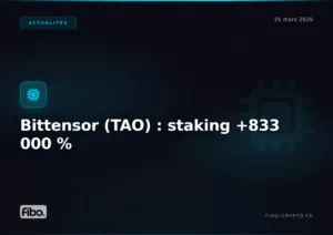 Bittensor (TAO) : le staking explose de 833 000 %, l'IA décentralisée prend forme