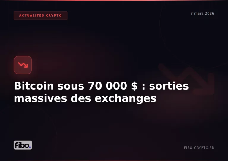 Bitcoin Below $70,000: 32,000 BTC Leave Exchanges as US Jobs Report Shocks Markets