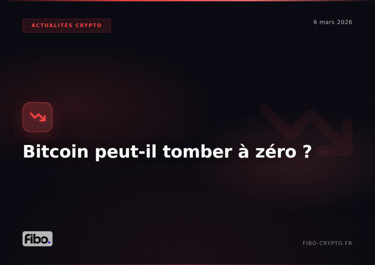 Bitcoin peut-il tomber à zéro ? Analyse complète des scénarios