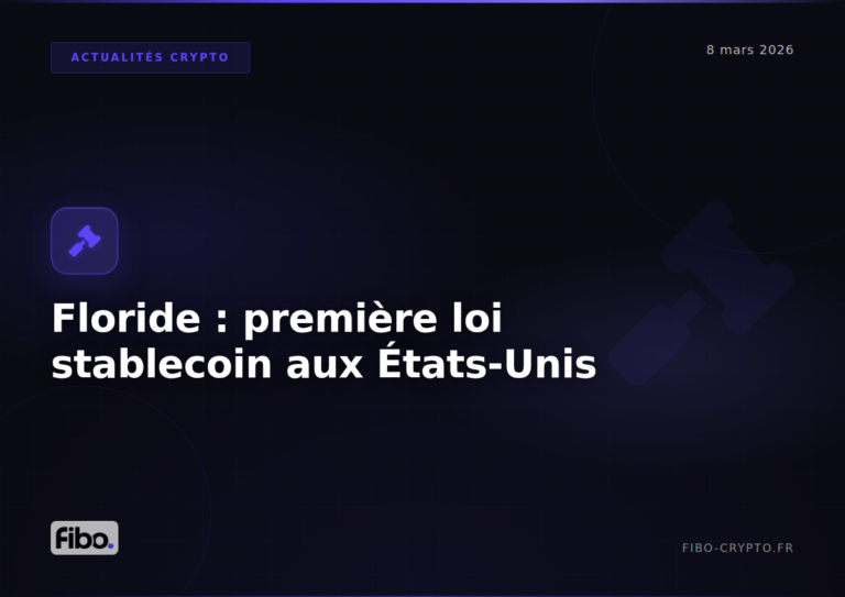 Floride : première loi stablecoin adoptée aux États-Unis par un vote unanime