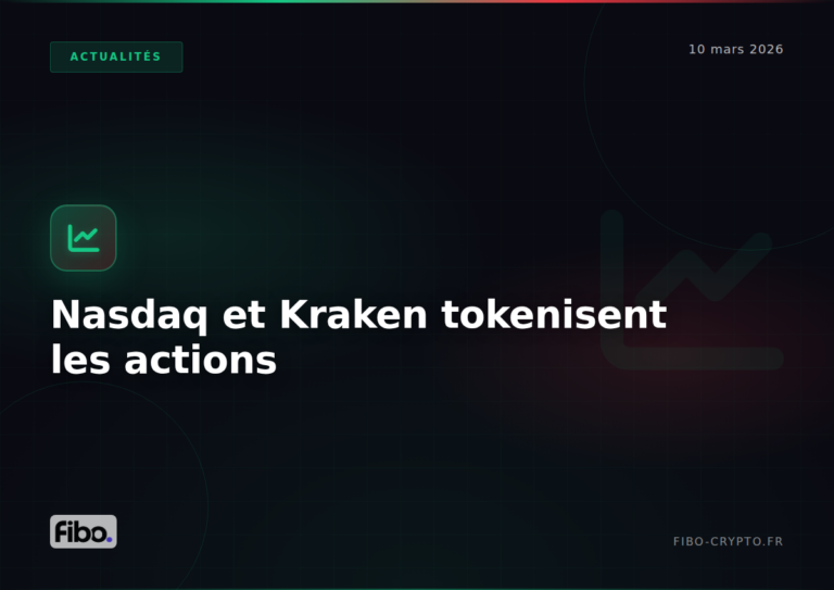 Nasdaq et Kraken s’allient pour tokeniser les actions en bourse