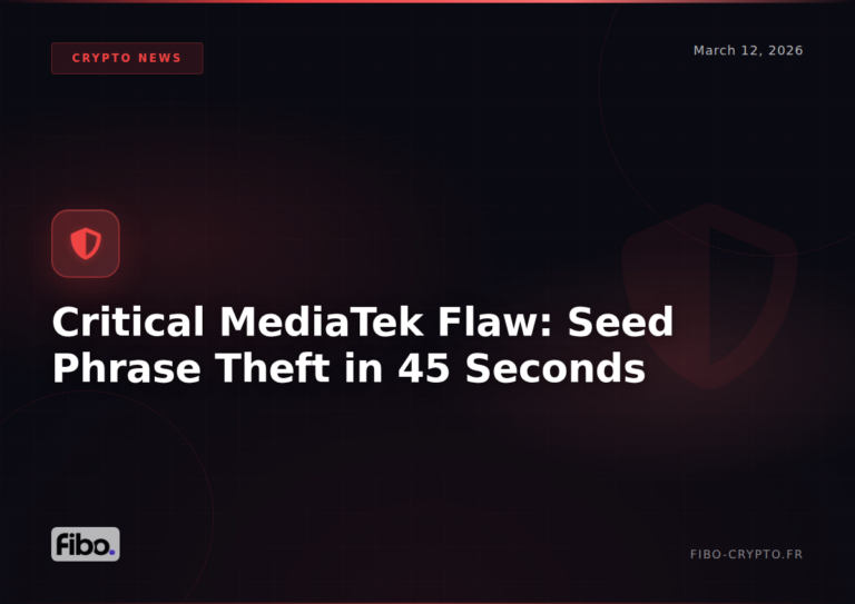 Critical MediaTek Vulnerability: Seed Phrase Theft in 45 Seconds on 25% of Android Smartphones