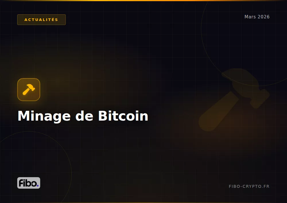 Minage de Bitcoin : Guide complet pour comprendre le mining en 2026
