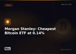 Morgan Stanley Launches the Cheapest Bitcoin ETF at 0.14%
