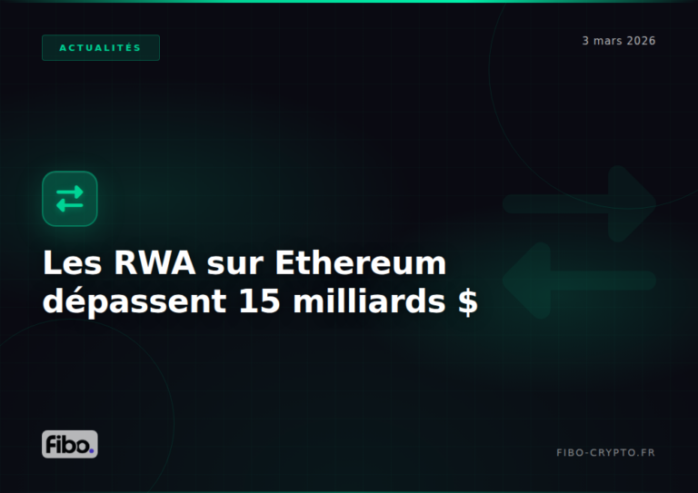 Rwa ethereum 15 milliards tokenisation accelere