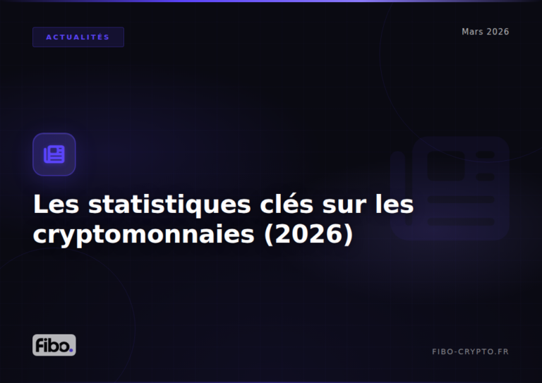 Les statistiques clés sur les cryptomonnaies (2026)