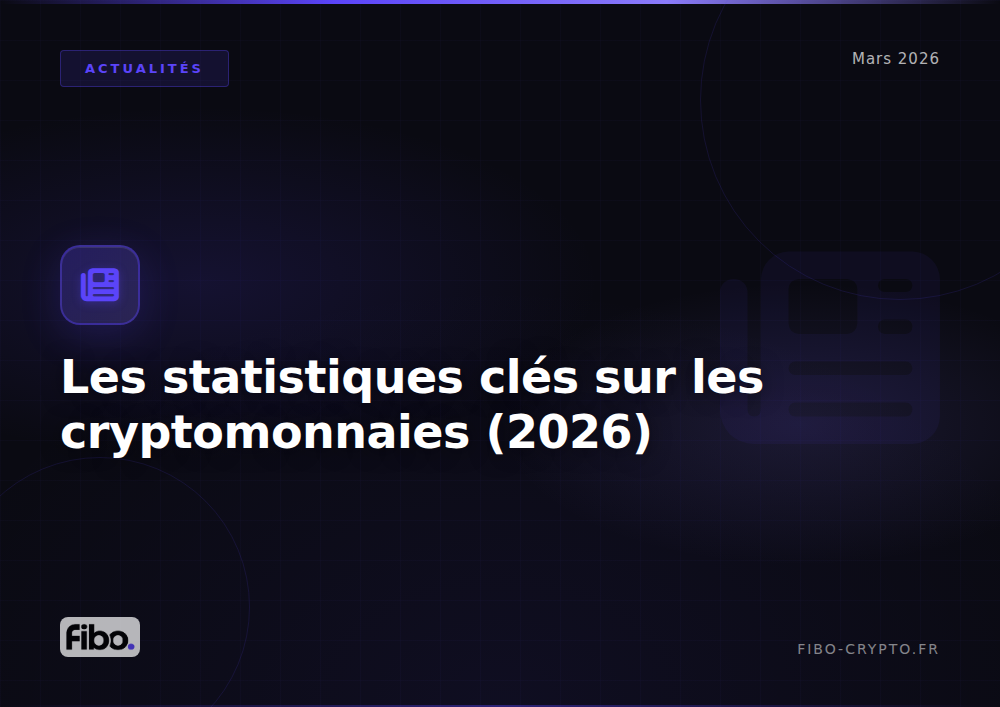 Les statistiques clés sur les cryptomonnaies (2026)