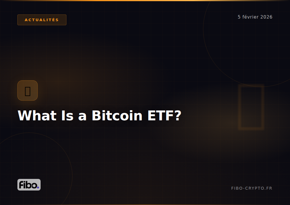 What is a bitcoin etf
