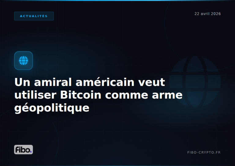US Admiral Calls Bitcoin a Tool for American Power Projection